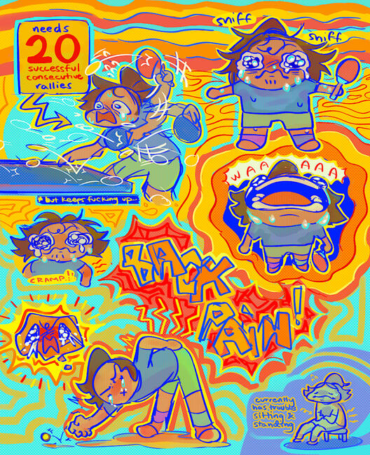 table tennis blues - 2022
