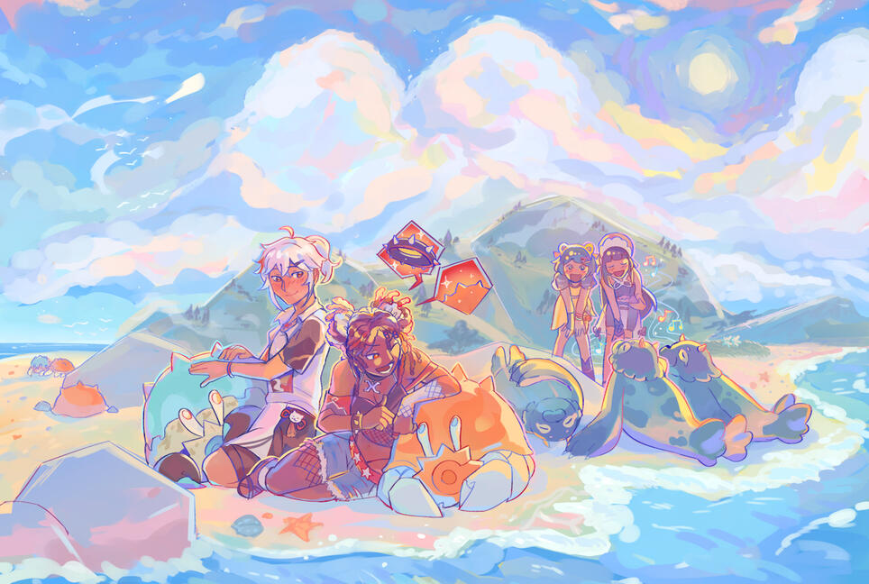 xinyan week: beach day - 2023