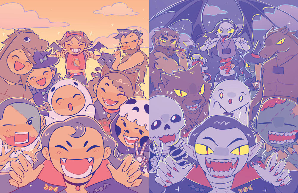 halloween zine cover - 2023