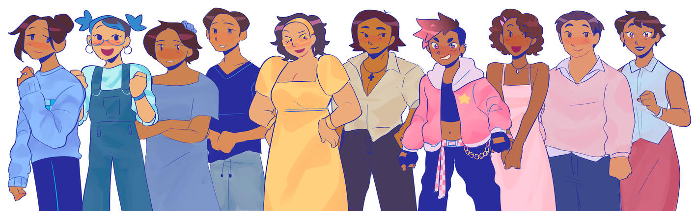 character lineup character lineup