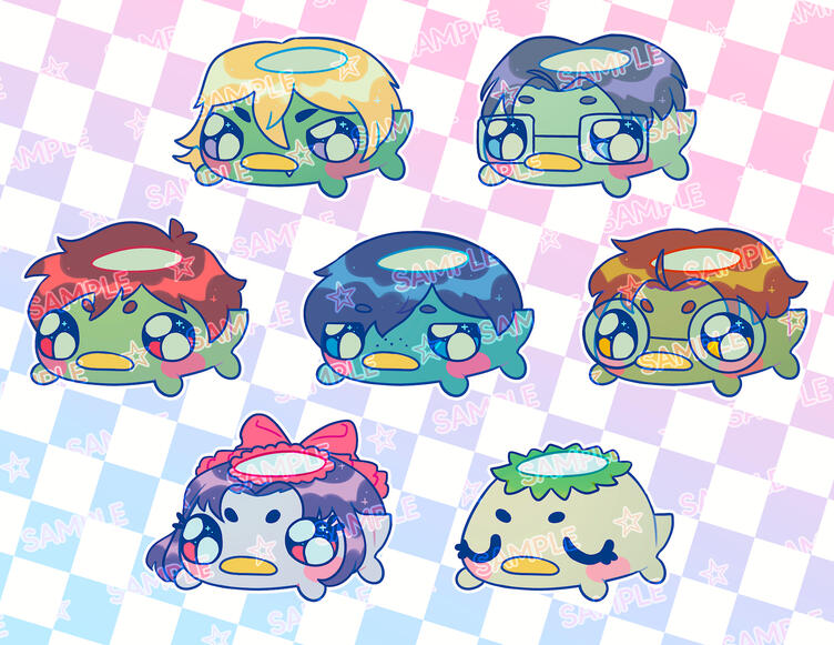 sarazanmai kappa stickers
